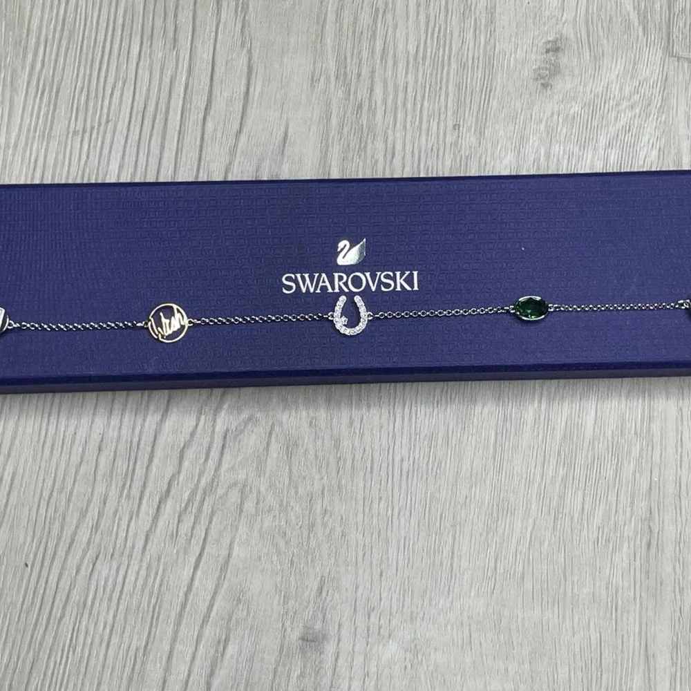 Swarovski Wish Stand  Lucky Horseshoe Motif Bracelet Large